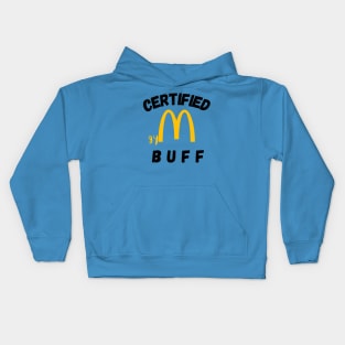 Certified Gym Buff Sarcastic Excercise Jokes Pun Kids Hoodie